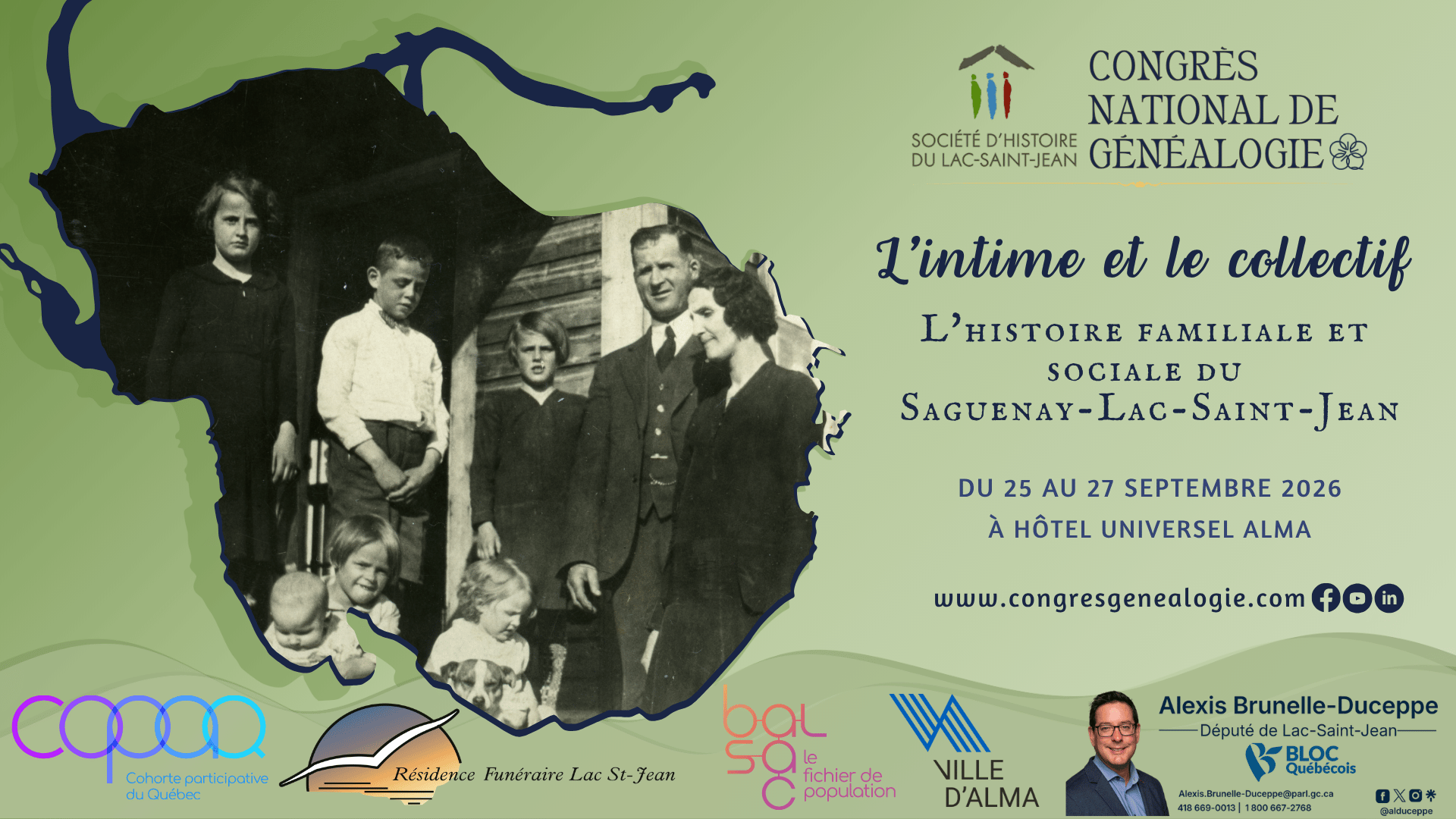 13e Congrès national de généalogie à Alma (Québec)