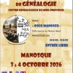 XXVIIème Journées régionales de généalogie à Manosque (04)
