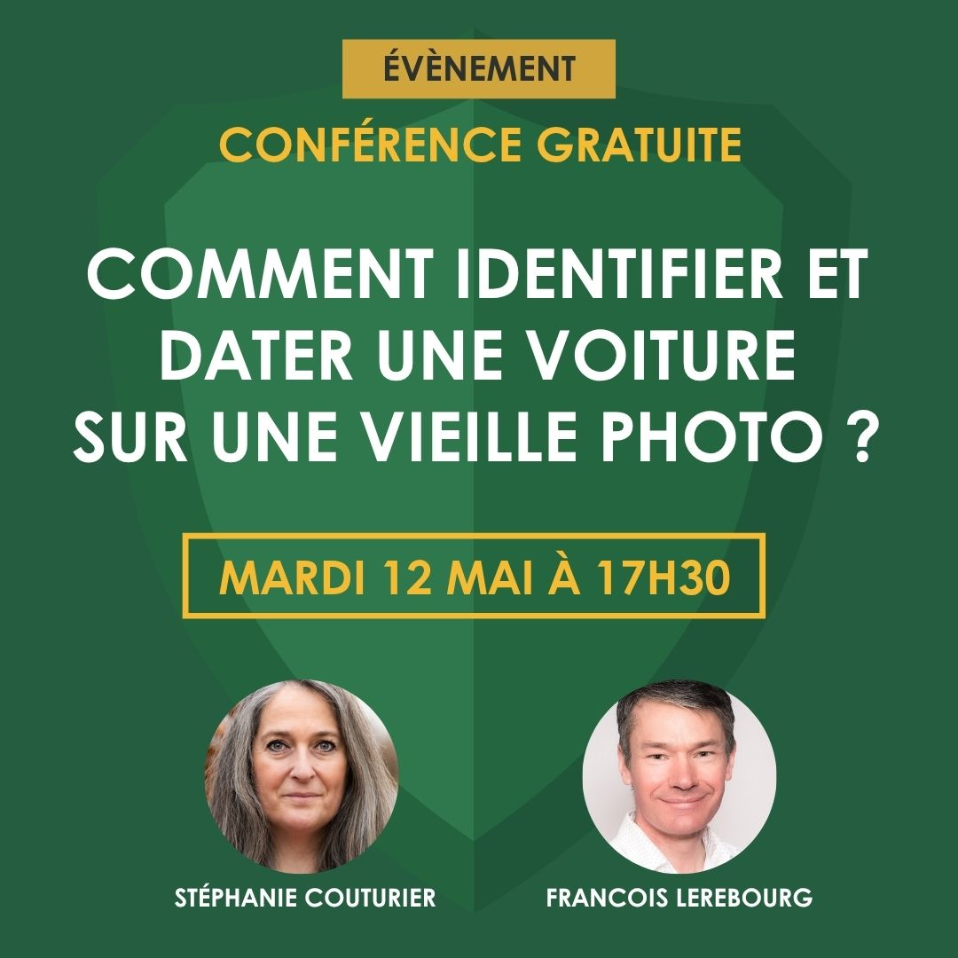 Conférence gratuite : "La voiture de nos ancêtres : une ressource généalogique insoupçonnée".