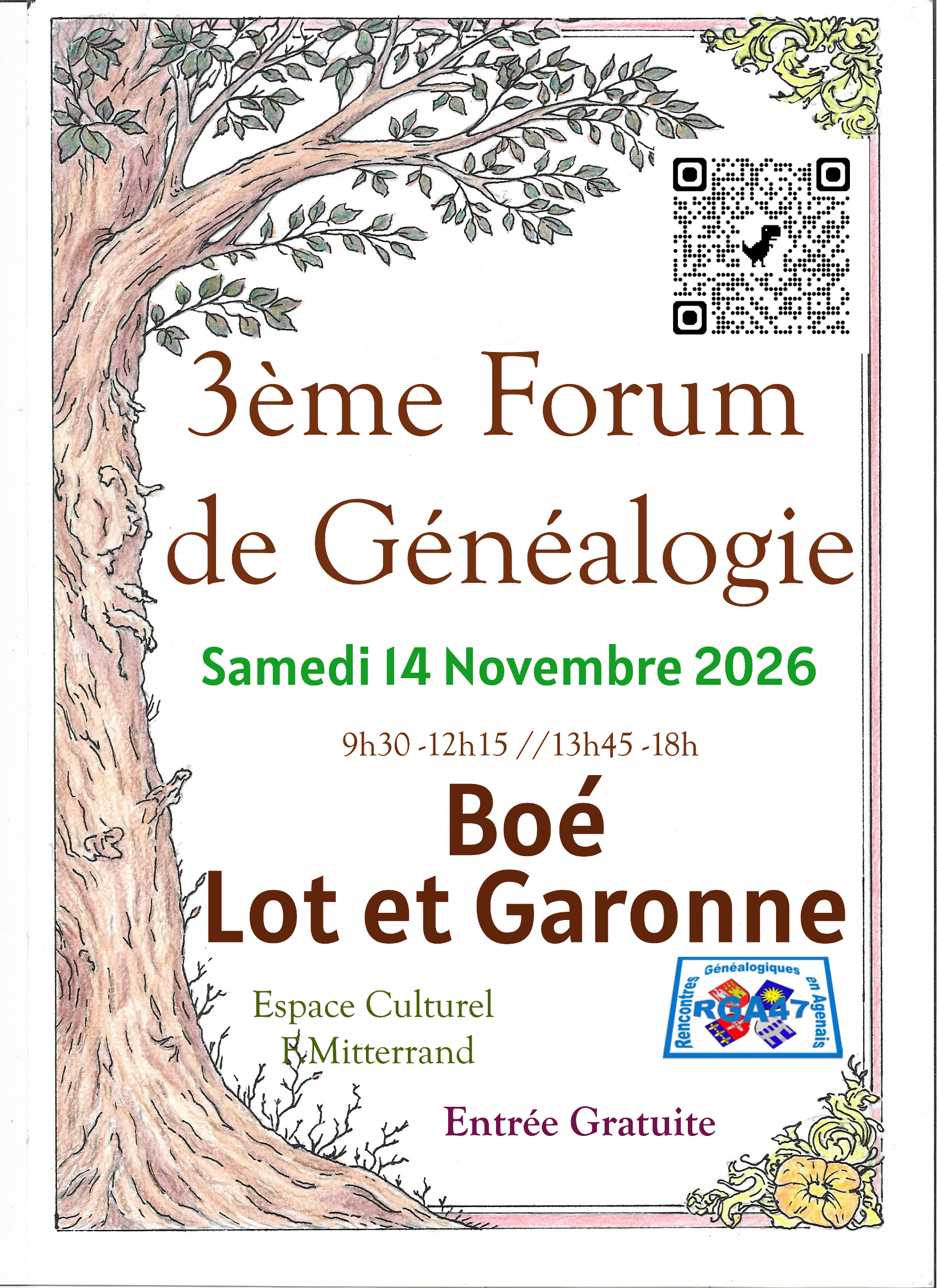 3e Forum de Généalogie – Boé (47)