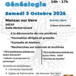 Salon de la généalogie à Manzac-sur-Vern (24)